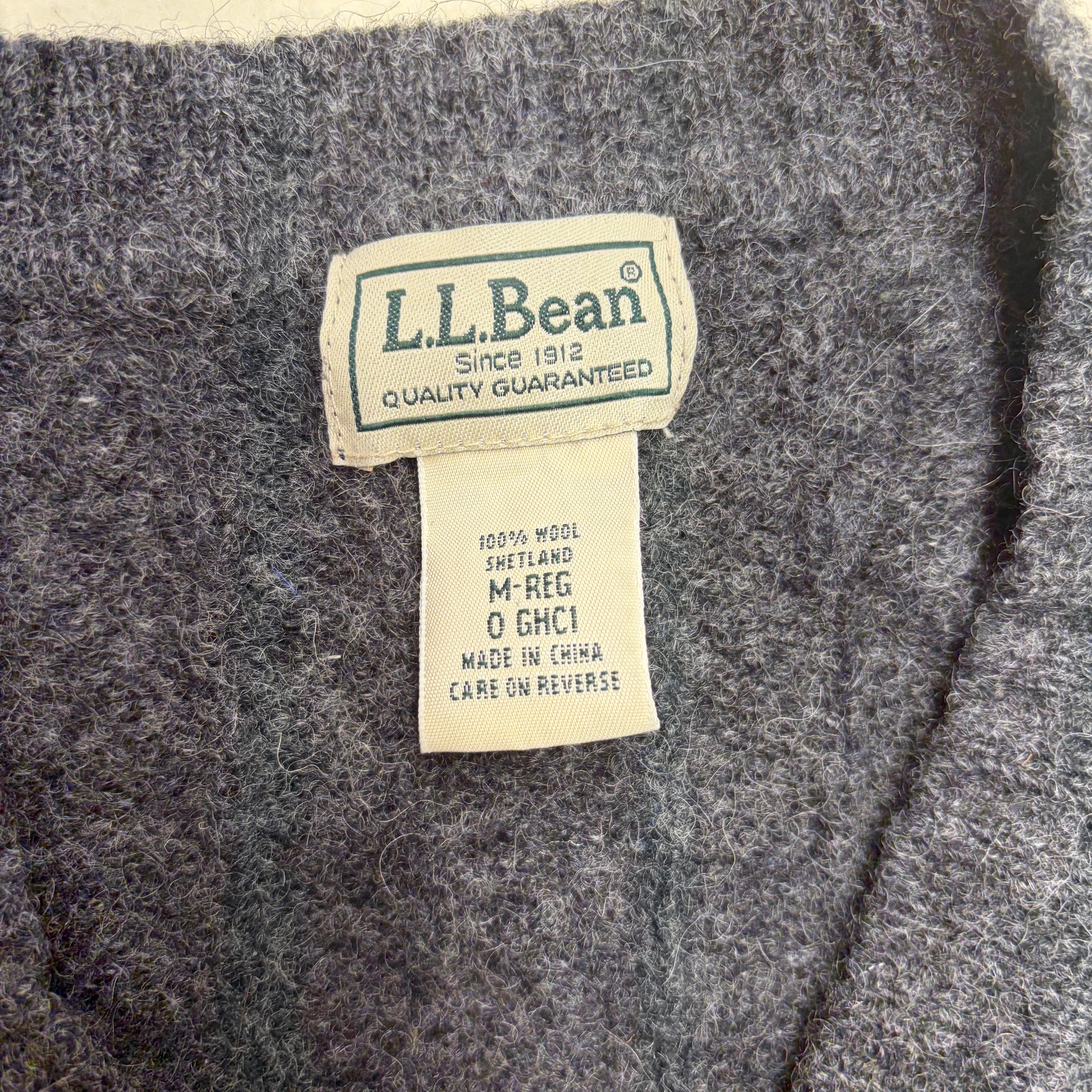 LLBean sweater vest