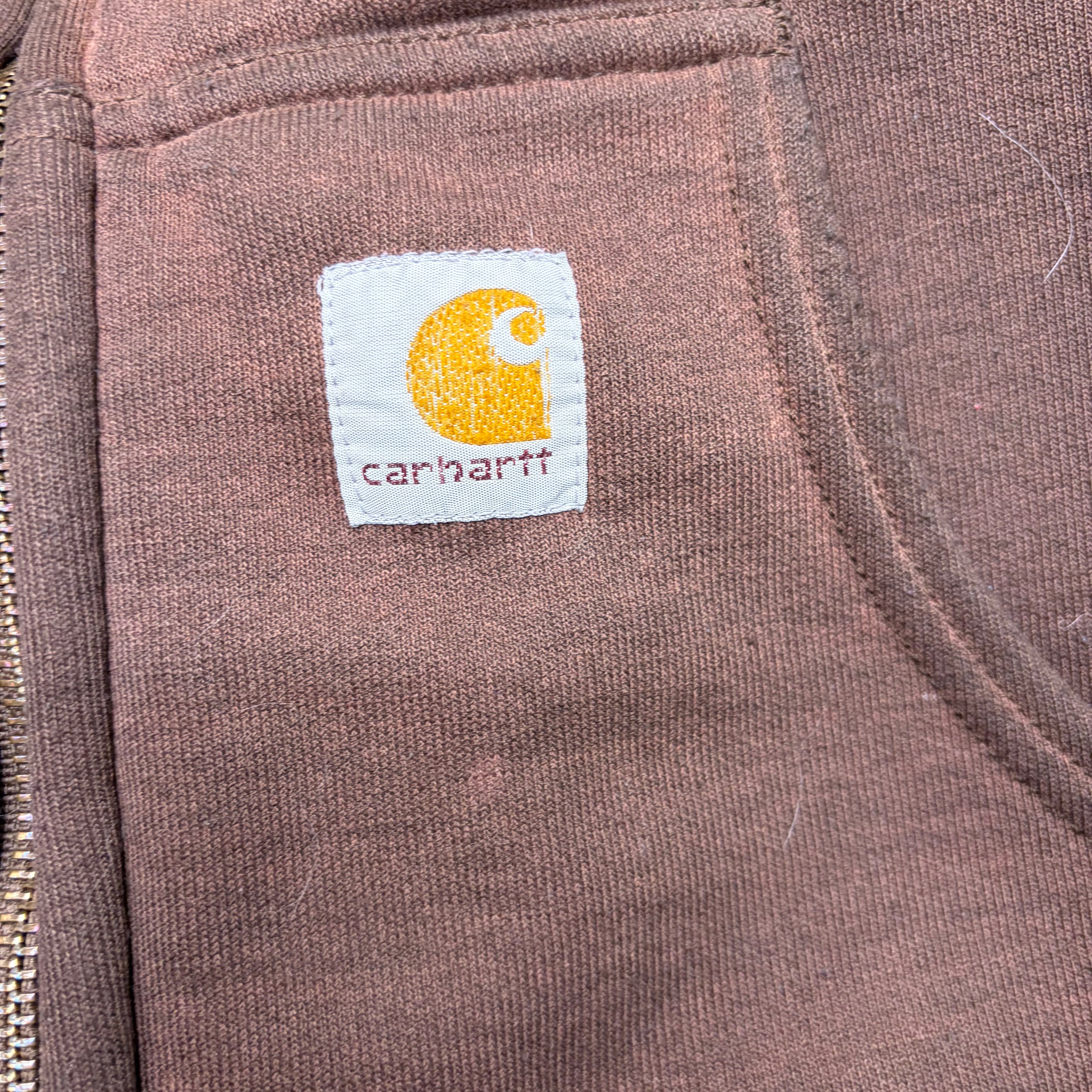 Brown Carhartt zip up